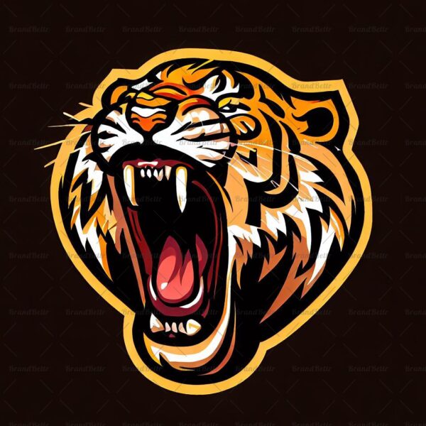Brüllender Tiger
